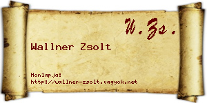 Wallner Zsolt névjegykártya